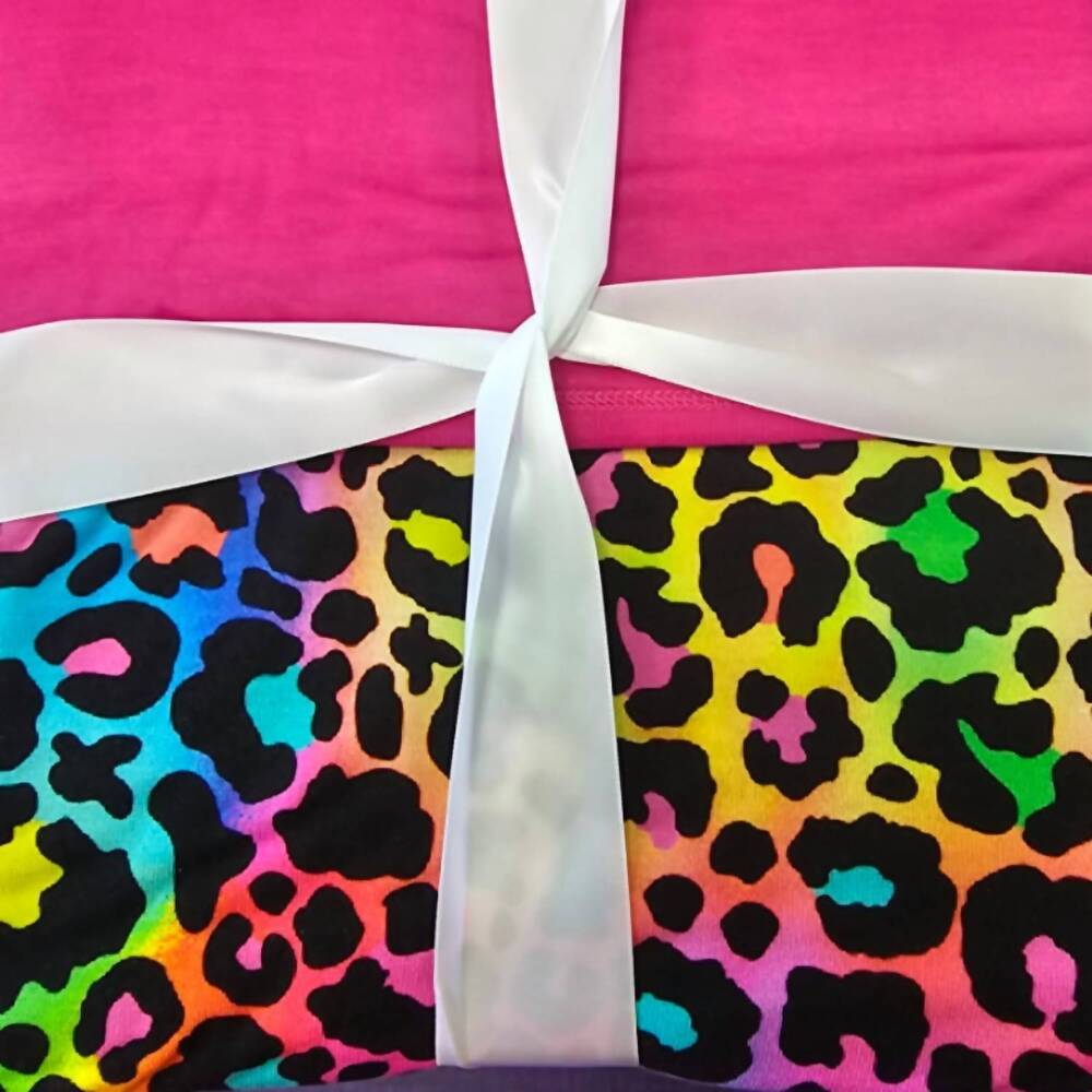 NEW CHARLIES PROJECT girl's lizzy leopard bamboo blanket in pink